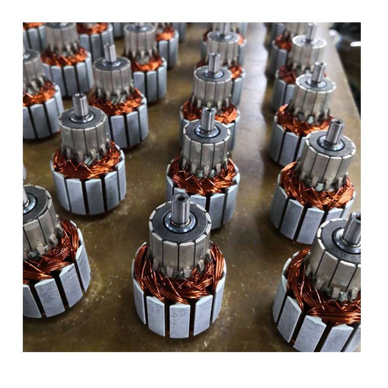 电机转子定子漆包线焊接工艺样品