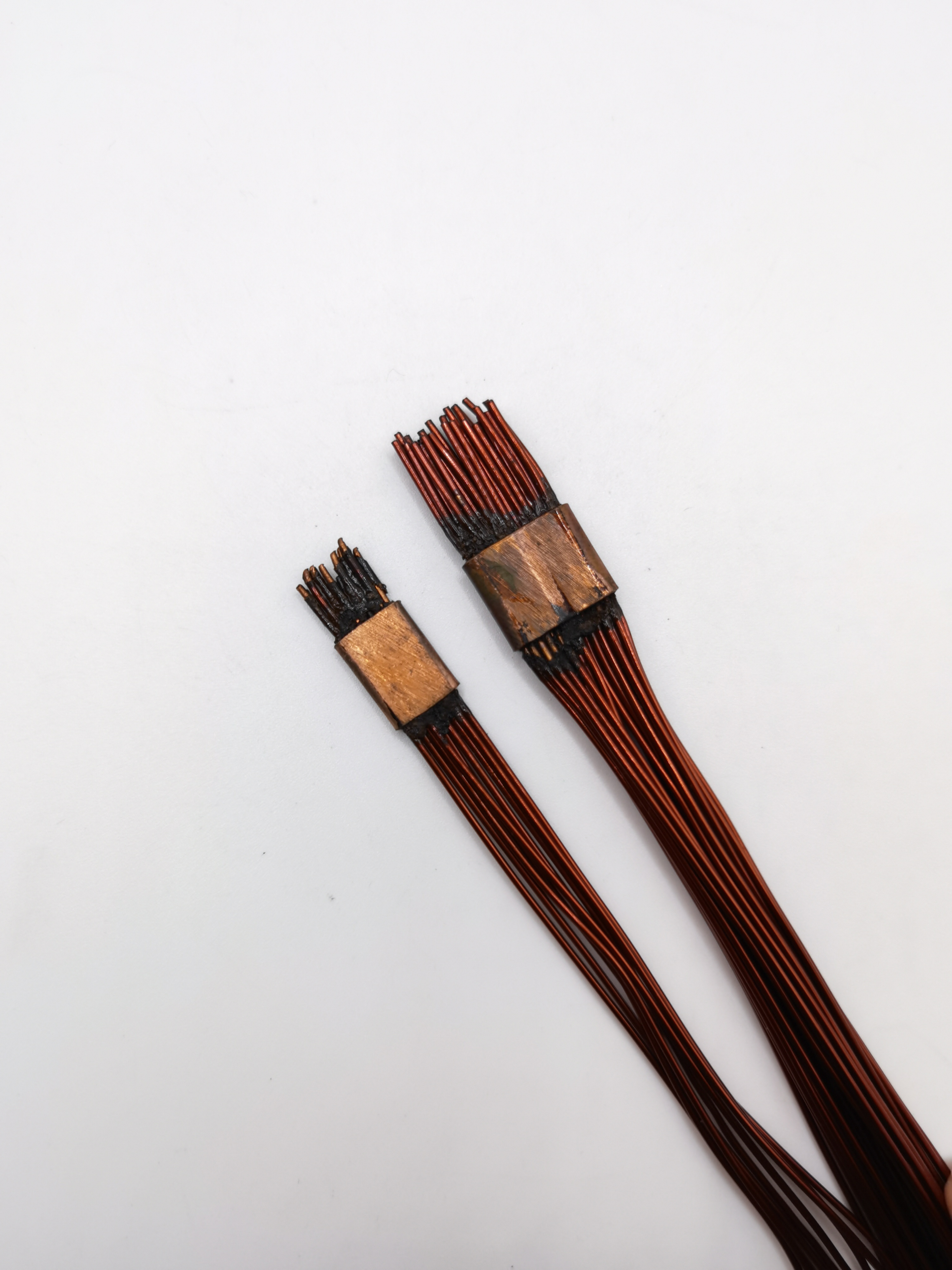 多股漆包线热熔焊接工艺样品