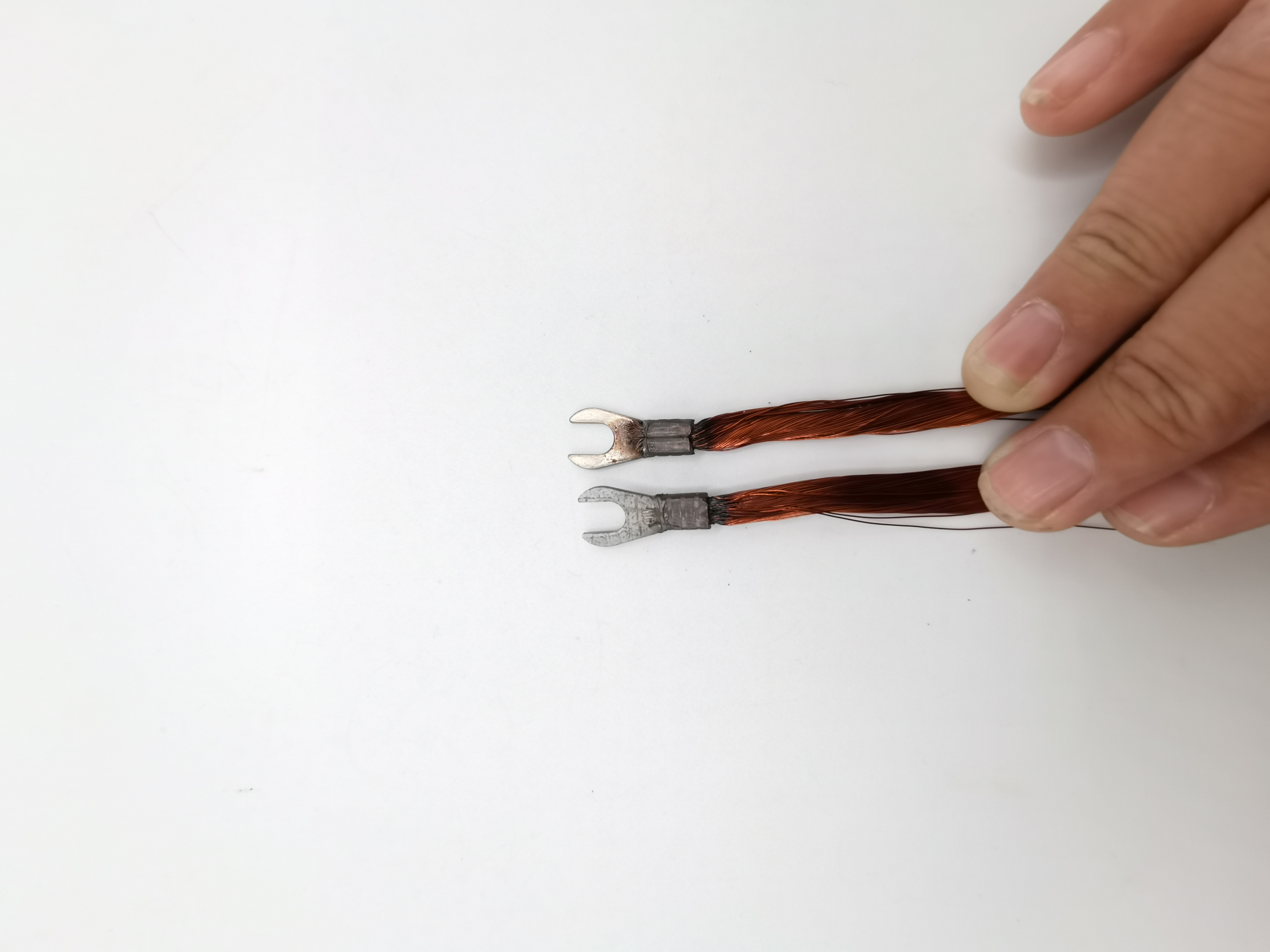 多股漆包线热熔焊接工艺样品