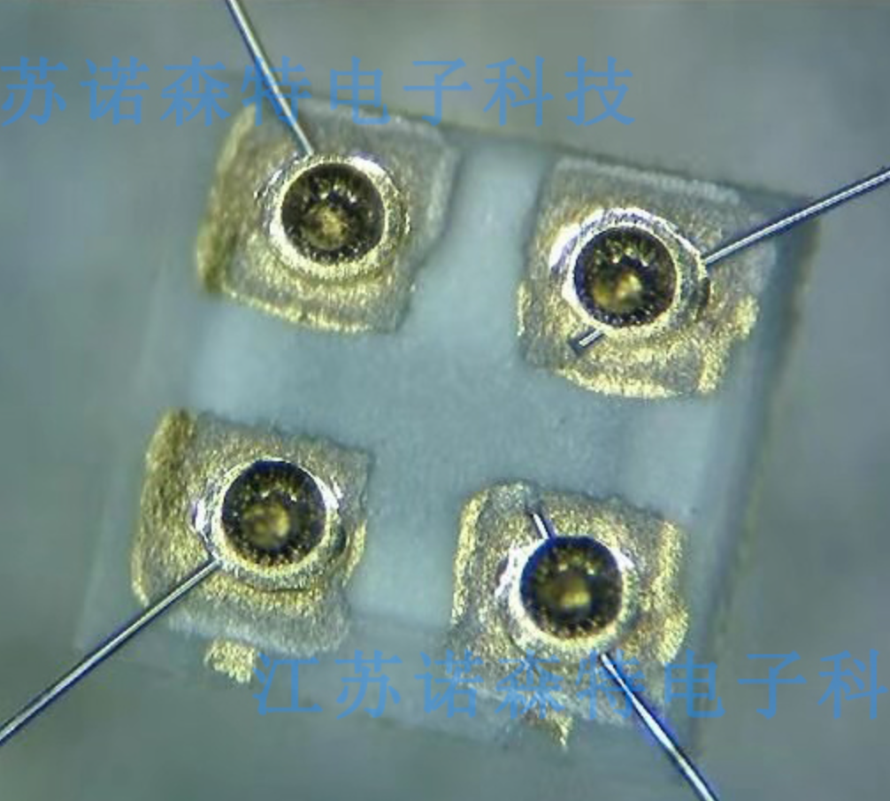 超细金属线材焊接CCD可视化焊接工艺样品