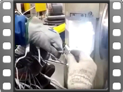 电机引出线漆包线焊接视频